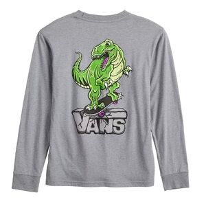 Vans Dinosaur Skateboarding T-shirt Boys L and XL